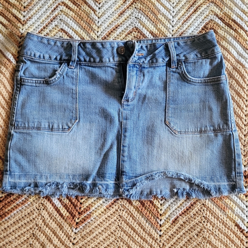 Y2K Denim Mini Skirt